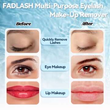 FADLASH DIY Lash Extension Kit Individual Lashes +Lash Glue Remover for Lash Extensions 60ML