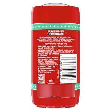 Old Spice Aluminum Free Deodorant for Men, High Endurance Pure Sport Scent, 3.0 oz (Pack of 2)