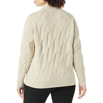 Amazon Essentials Women's Soft Touch Cable Knit Sweater