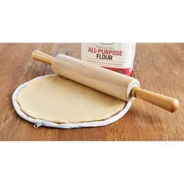 Mrs. Anderson's Baking Easy No-Mess Pie Crust Maker Bag, BPA Free, Rolls 11-Inch Crust For 8 to 9-Inch Pie