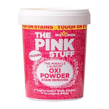 Stardrops The Pink Stuff Miracle Laundry Oxi Powder Stain Remover for Colours - 1kg