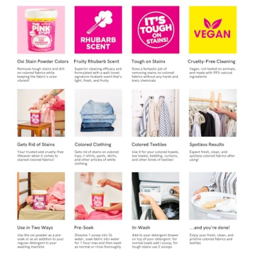 Miracle Laundry Oxi Powder Stain Remover for Colours