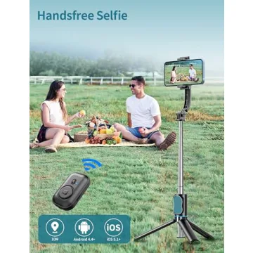 Extendable Selfie Stick Tripod for iPhone and Android