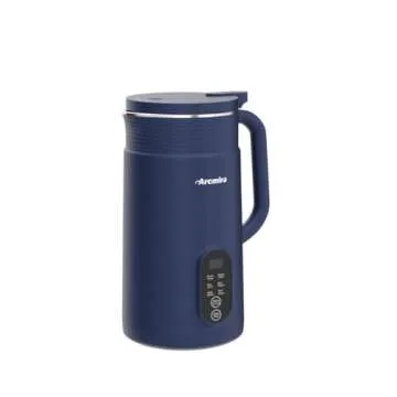 Arcmira Automatic Nut Milk Maker, 20 oz Homemade Almond, Oat, Soy, Plant-Based and Dairy Free Beverages, Almond Maker with Delay Start/Keep Warm/Boil Water, Soy Bag, Blue