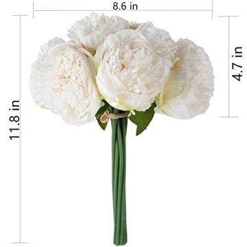 U'Artlines Artificial Peony Bouquets - Chic Home Decor