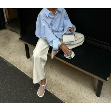 Wnshonzy Women’s Stylish Slingback Mesh Flats Slip On