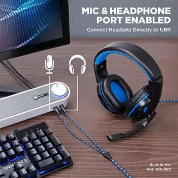 GOgroove Computer Speaker Mini Soundbar - Easy Setup & Quality Audio