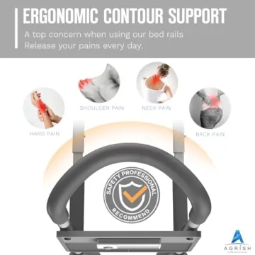 Agrish Bed Rails for Elderly - Safe Bedside Assistance