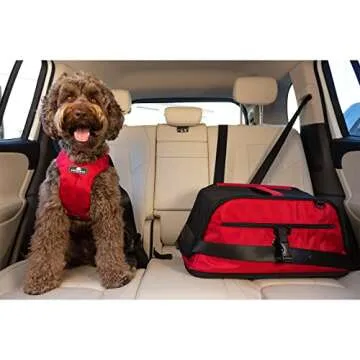 Sleepypod Air - Airline Approved Pet Carrier and Crash-Tested Car Seat for Cats and Dogs up to 18 lbs (Jet Black)