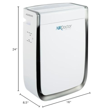 AirDoctor 3500 Air Purifier for Large Rooms Up to 1260 sq ft