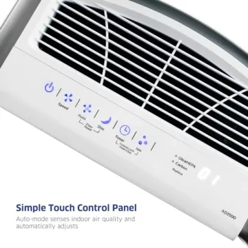 AirDoctor 3500 Air Purifier for Large Rooms Up to 1260 sq ft