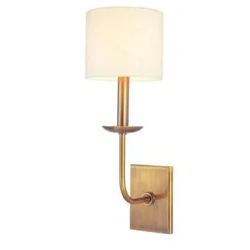 Hudson Valley Kings Point Aged Brass Wall Sconce