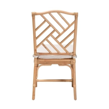 Baxton Studio Rio Bohemian Natural Brown Dining Chair