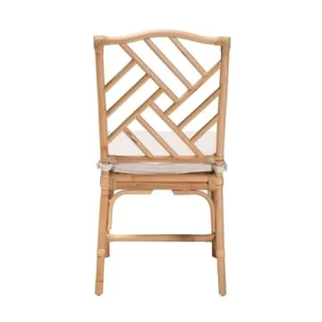 Baxton Studio Rio Bohemian Natural Brown Dining Chair