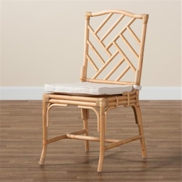 Baxton Studio Rio Bohemian Natural Brown Dining Chair