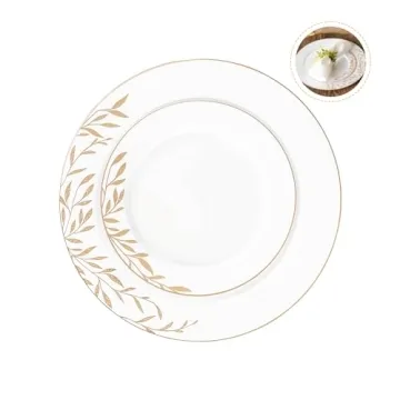 Elegant Disposable Plastic Plates Combo Set for Parties