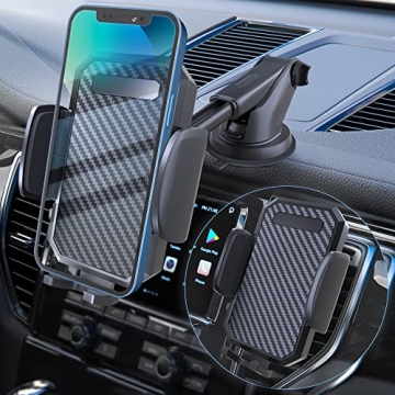 FBB Phone Mount for Car – 3in1 Long Arm Universal Holder with Off-Road Level Suction Protection