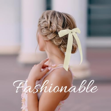 Elegant Satin Hair Bows for Women and Girls - 2PCS