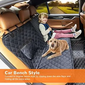 URPOWER Dog Seat Cover Waterproof Heavy Duty for Cars