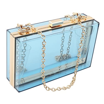 Stylish Women Acrylic Transparent Evening Clutch Bag