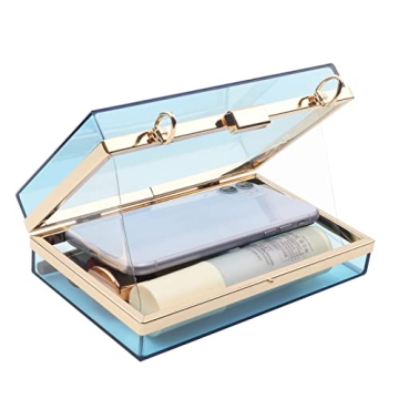 Stylish Women Acrylic Transparent Evening Clutch Bag