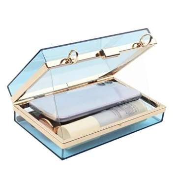 Stylish Women Acrylic Transparent Evening Clutch Bag