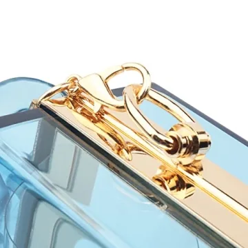 Stylish Women Acrylic Transparent Evening Clutch Bag