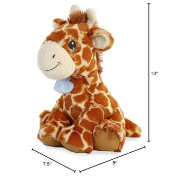 Aurora® Inspirational Precious Moments™ Raffie Giraffe Stuffed Animal - Cherished Memories - Enduring Comfort - Brown 12 Inches