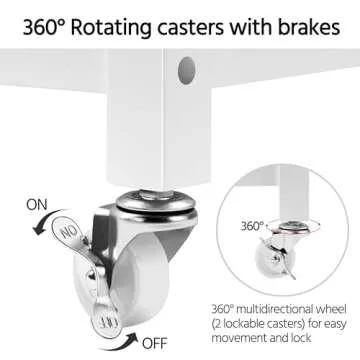 Yaheetech Kitchen Island Cart with Drawer & Storage