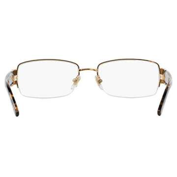 Versace VE 1175B Eyeglasses w/Gold Frame and Non- 53 mm Diameter Lenses,