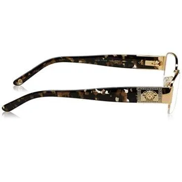Versace VE1175B Gold Eyeglass Frames with 53mm Lenses