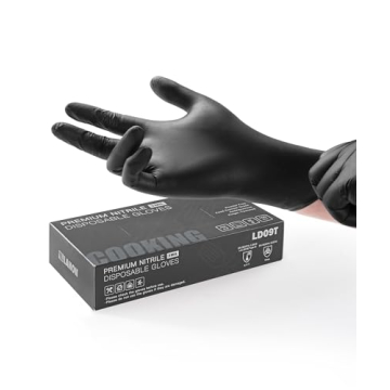 Durable LANON Nitrile Food Safety Gloves - Comfortable & Disposable