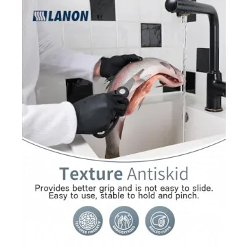 LANON Disposable Nitrile Cooking Gloves for Food Safety