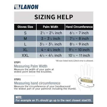 LANON Disposable Nitrile Cooking Gloves for Food Safety