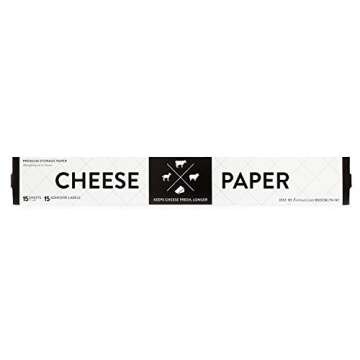 Formaticum Collection - Cheese Storage Bags (15), Food Storage Bags (10) and Cheese Storage Paper with Adhesive Labels (15)