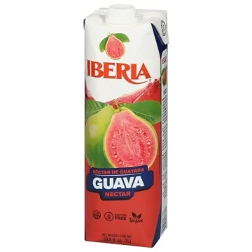 Iberia Guava Nectar 33.8 Ounce Pack of 3 Tropical Drink