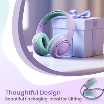 Kids Headphones with Cord - Safe Stereo Sound for All