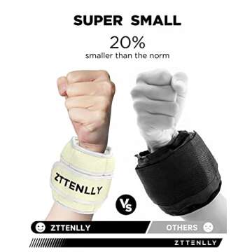 Adjustable Ankle Weights for Women Men and Kids | 1 Pair 5 10 15 18 20 Lbs Leg Wrist Ankle Weight St...