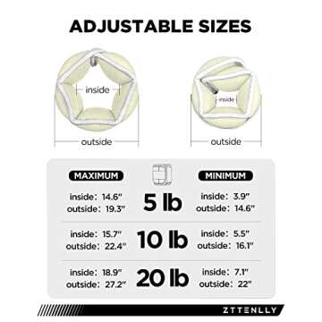 Adjustable Ankle Weights for Kids & Adults | Custom Fit