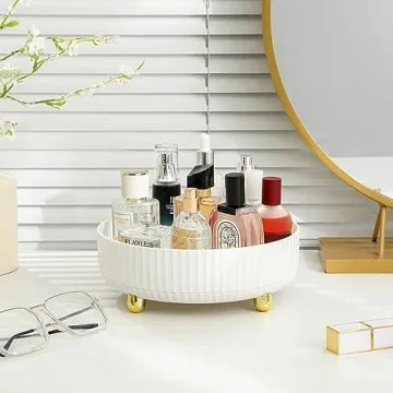 Anyoifax Rotating Makeup Organizer for Dresser & Vanity