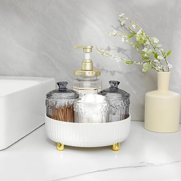 Anyoifax Rotating Makeup Organizer for Dresser & Vanity