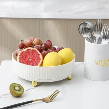 Anyoifax Rotating Makeup Organizer for Dresser & Vanity