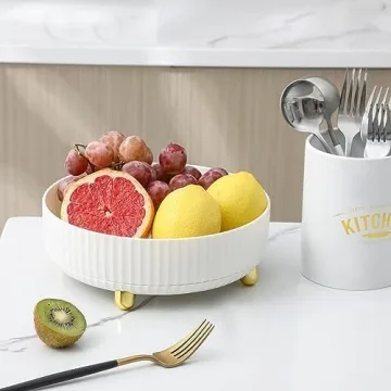 Anyoifax Rotating Makeup Organizer for Dresser & Vanity