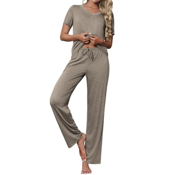 Ekouaer Women's Soft Pajama Set for Comfort and Style