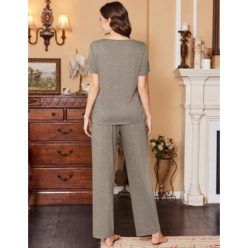 Ekouaer Women's Soft Pajama Set for Comfort and Style