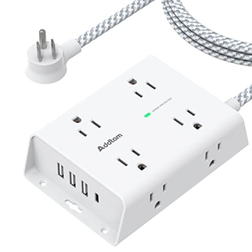 12 IN 1 Power Strip with USB-C for Home and Office