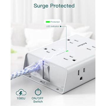 12 IN 1 Power Strip with USB-C for Home and Office