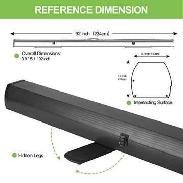 Portable EMART 77x92in Green Screen for Video Production