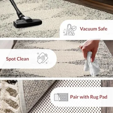 nuLOOM 7x9 Moroccan Shag Rug - Soft Durable Stylish