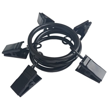 Versatile 40 Pack Curtain Clips for Home Decor and DIY